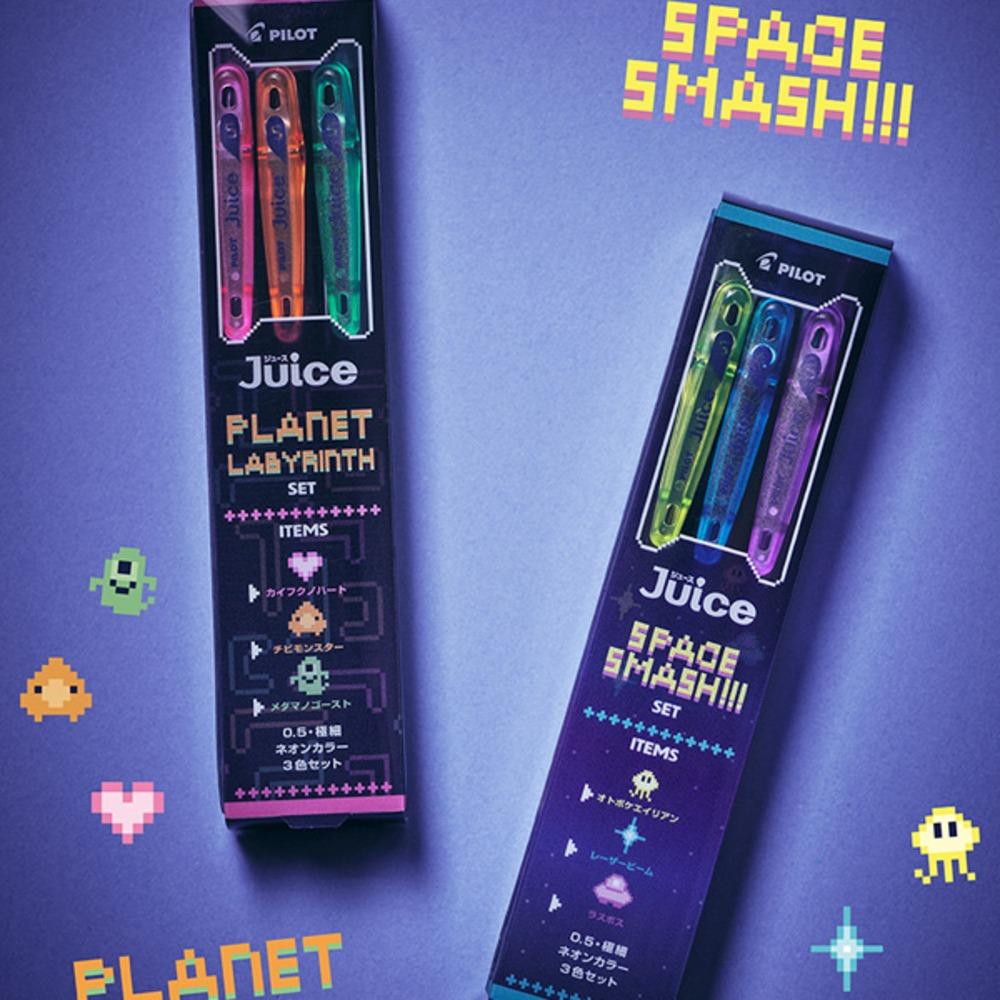 [N13] 파이롯트 1700 쥬스 0.5 주스 JUICE 네온컬러 3본 6본 세트  한정판 정품 40%할인