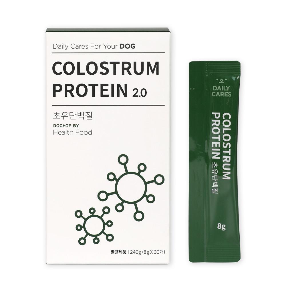 닥터바이 초유단백질 강아지 단백질 근력개선 면역력 산양유 펫밀크 노령견 영양제