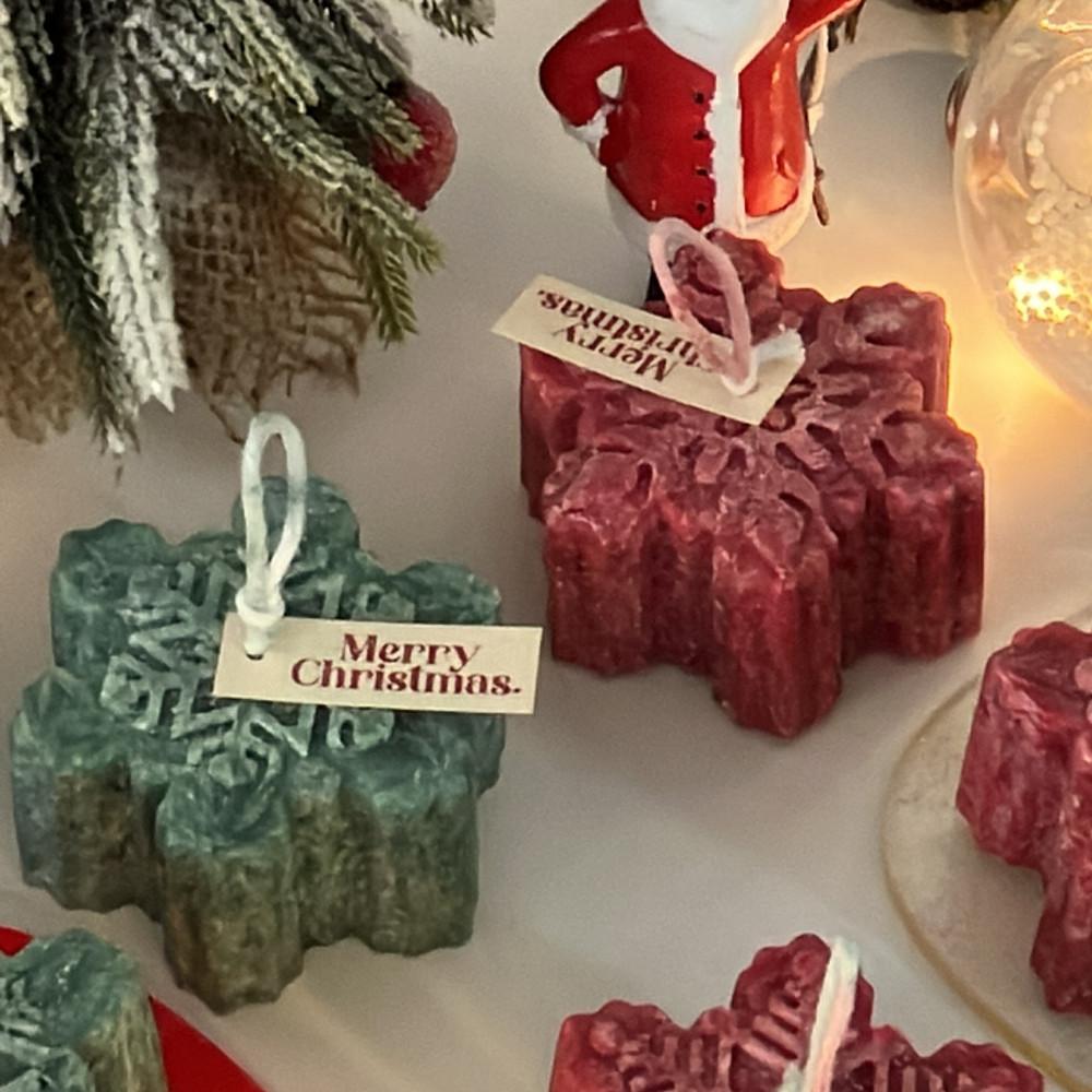 홀리데이 눈꽃 캔들