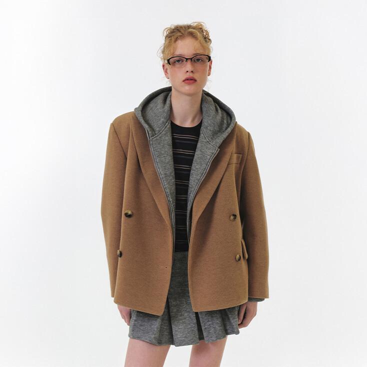 LUX HALF DOUBLE COAT (BEIGE)