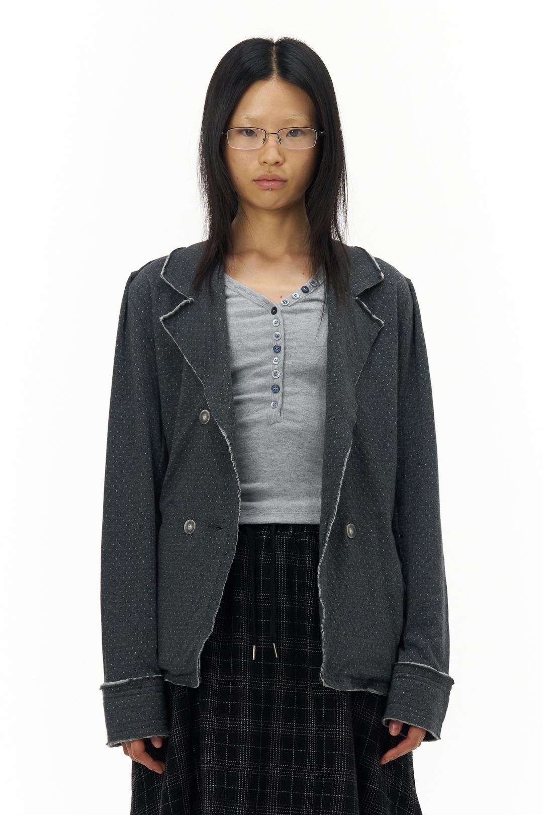 Oversized Cozy Jacket_Charcoal