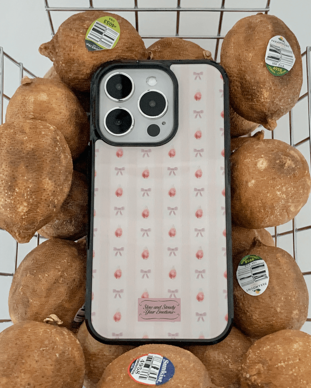 fig brown glass case