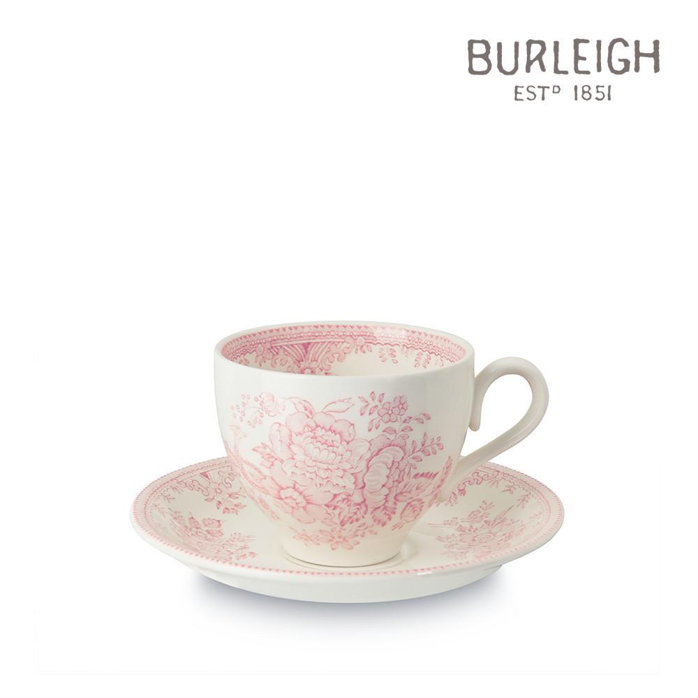 [버얼리] 핑크 아시아틱 페잔트 티 컵 & 소서