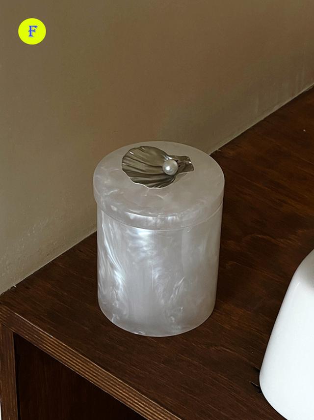 [해외] 프롬핑퐁 ﻿﻿PEAEL JAR JEWELRY BOX 자개트레이 진주 소품상자 화장대정리 소품샵 선물