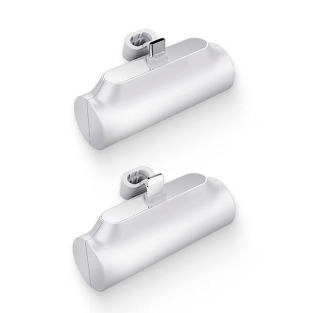 엑티몬 보조배터리 1+1 해외여행 무선 미니 삼성 아이폰 C타입+8핀 5000mAh : 119OFFICE