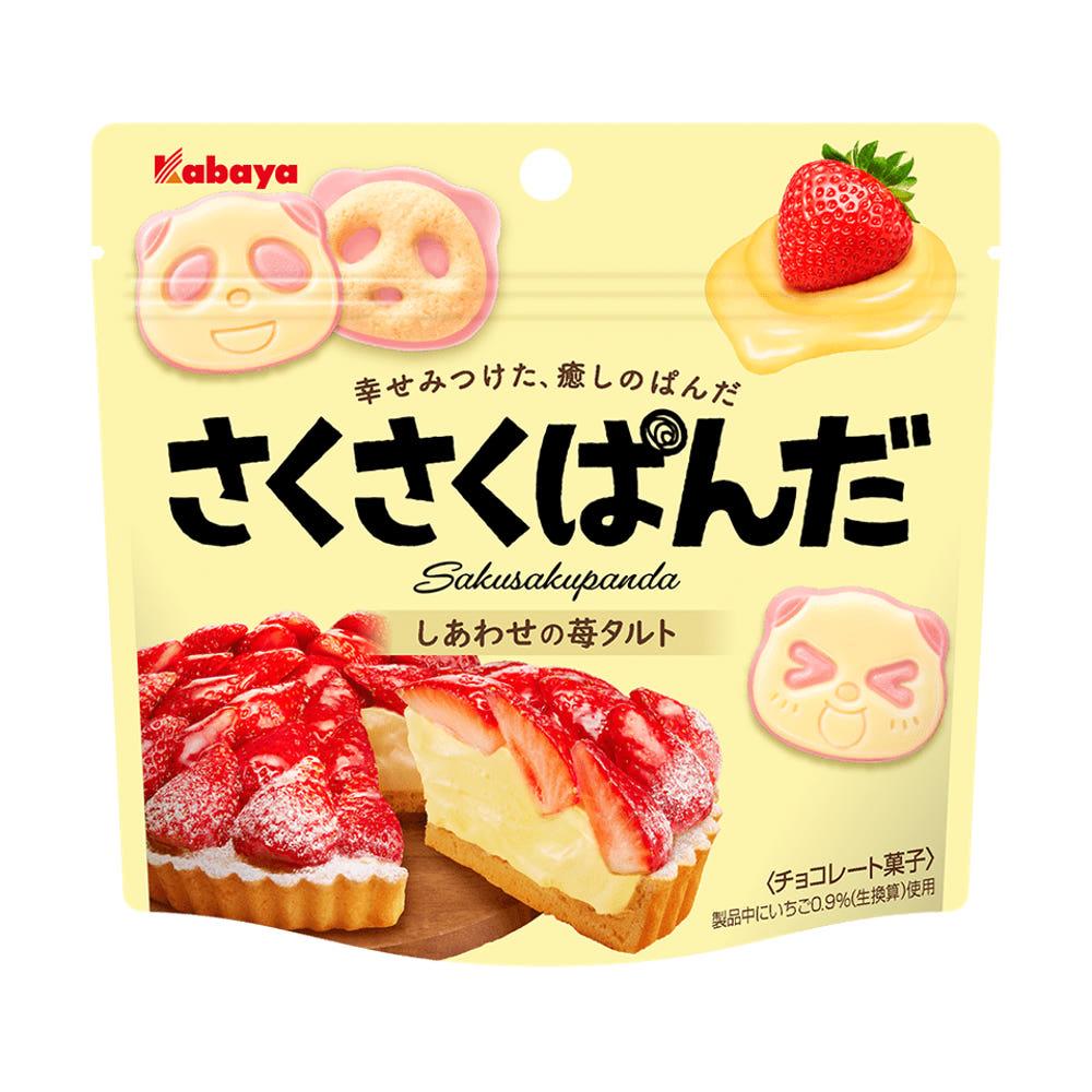 카바야 바삭바삭 팬더 행복한 딸기 타르트