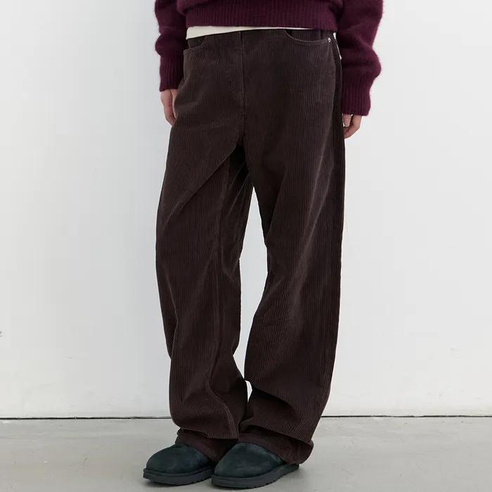 클래식 코듀로이 팬츠 (다크브라운)