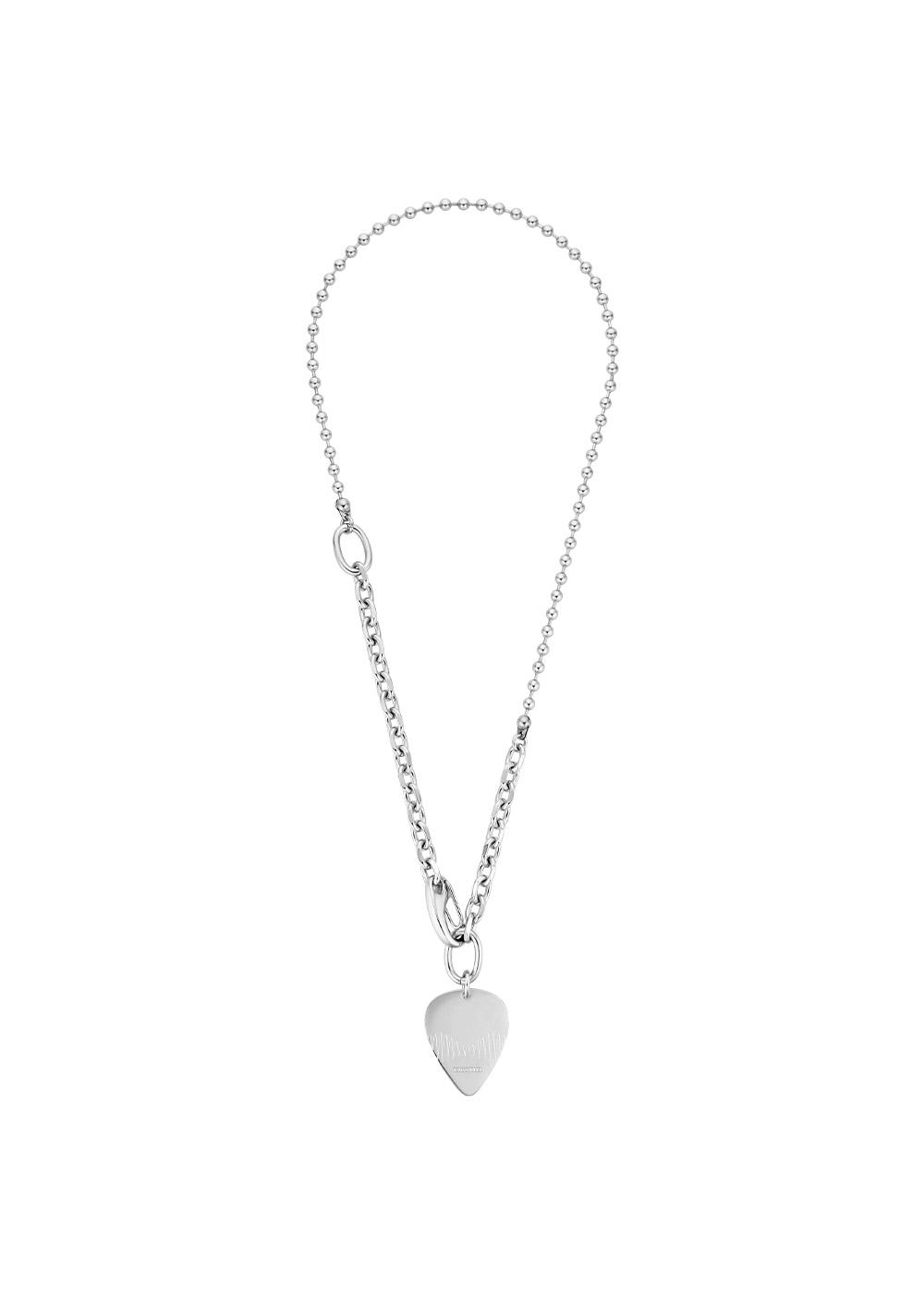 SN.178 Pick Pendant Mixed Chain Necklace