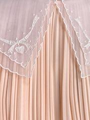 miss social pleats long dress