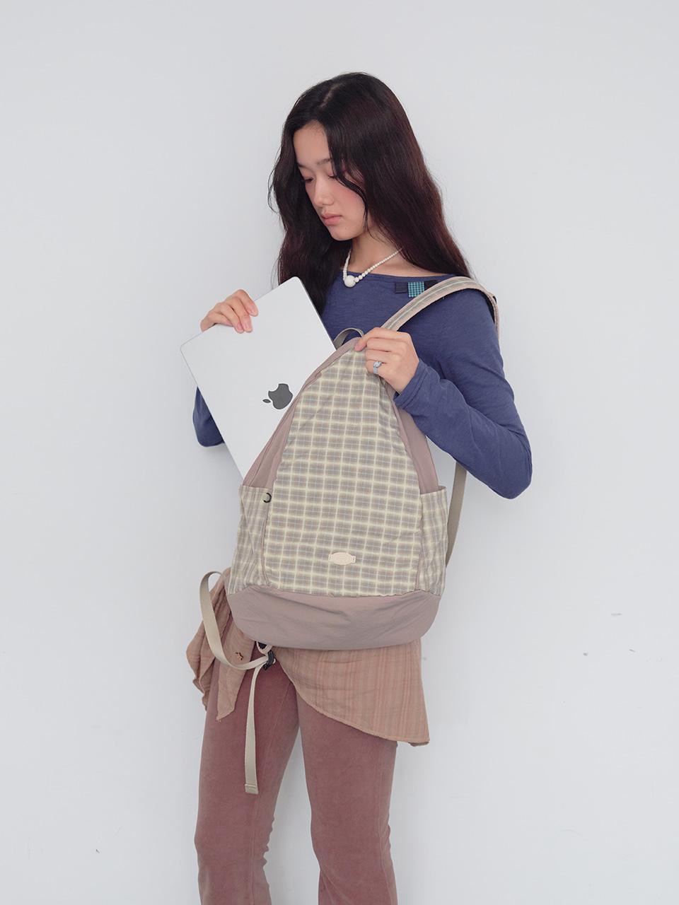 Circo Backpack (Beige Check)