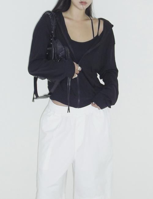 올슨 cloud hooded zip-up