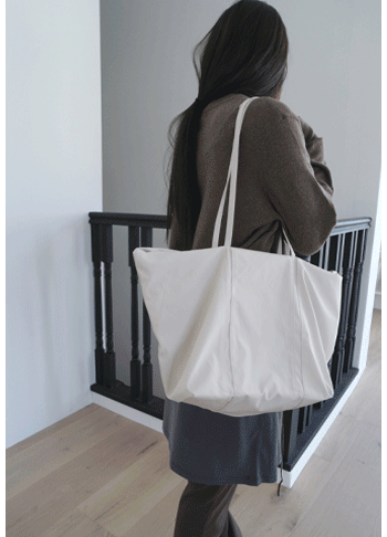 nylon basket shoulder bag (3c)