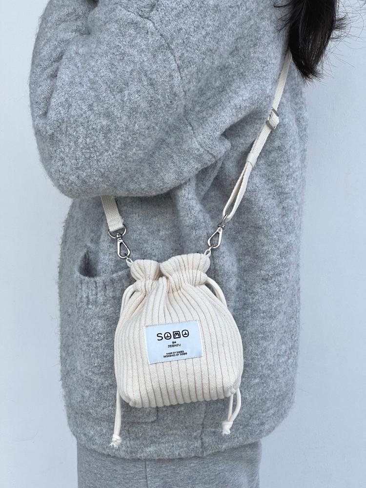 골지 스트링 크로스백 미니(String cross bag mini) 작은 크로스가방