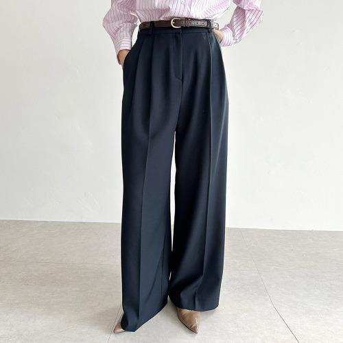 더블 와이드 슬랙스