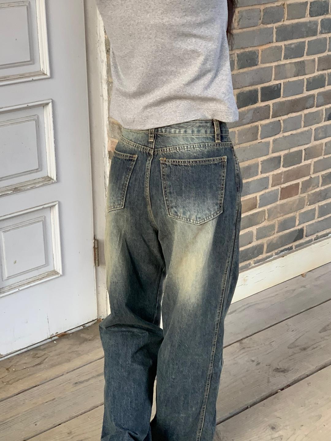 (2color) 빈티지워싱 데님 팬츠