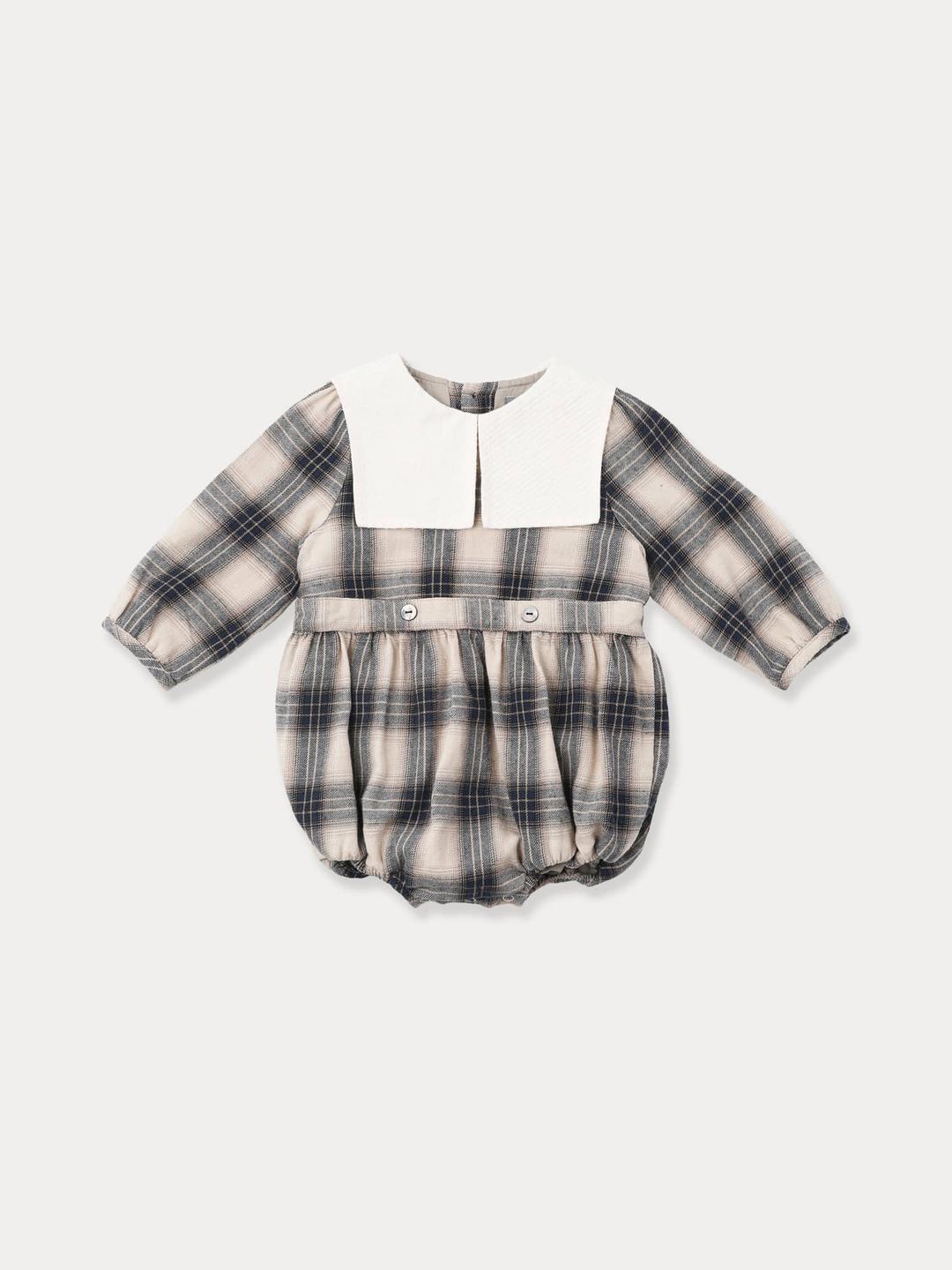 BABY) Noelle Check Romper, Noelle Check