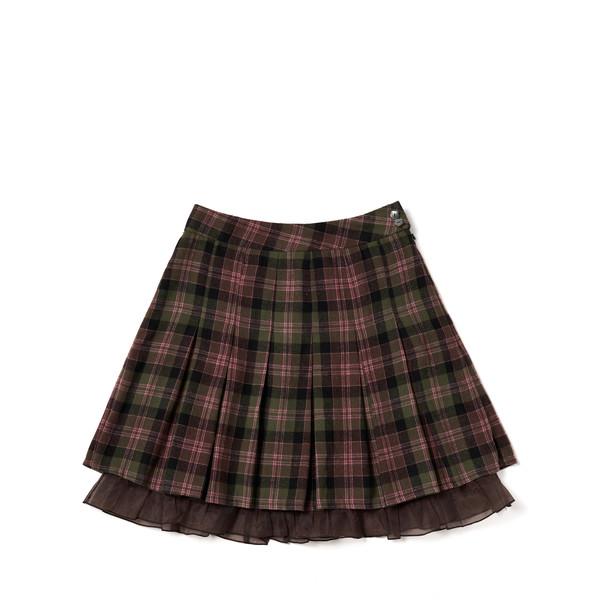 [2nd order/당일 출고] PLEATS SKIRT (CHECK)