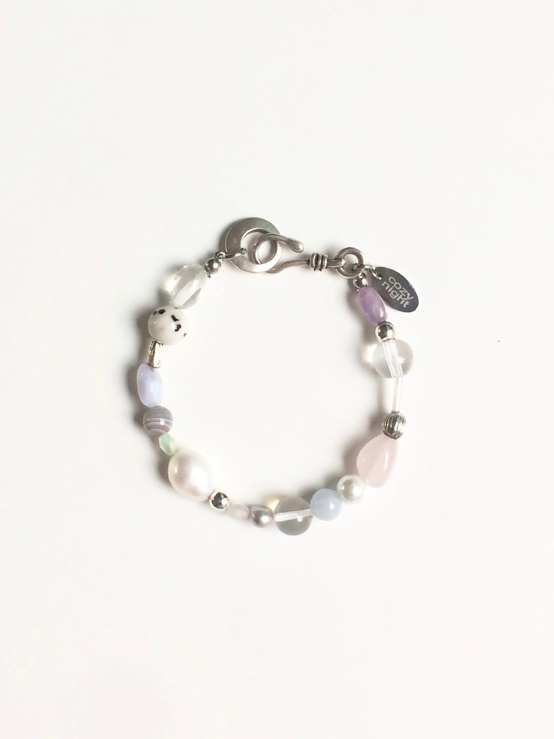 [C.Z.N.T] pastel mix pearl bracelet