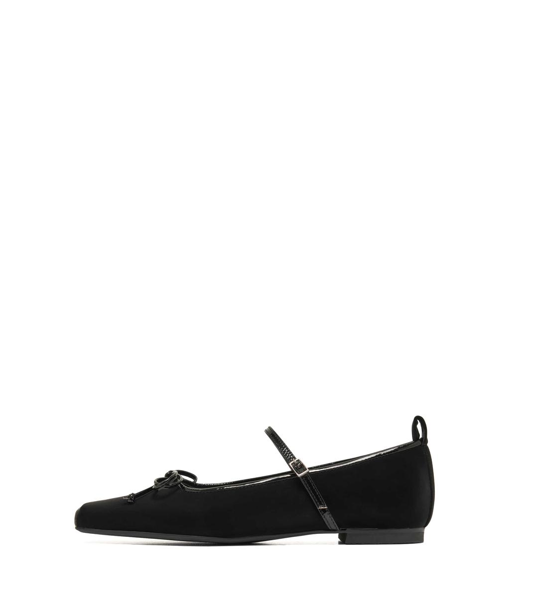 Corps de Ballet ribbon Maryjane Flat black