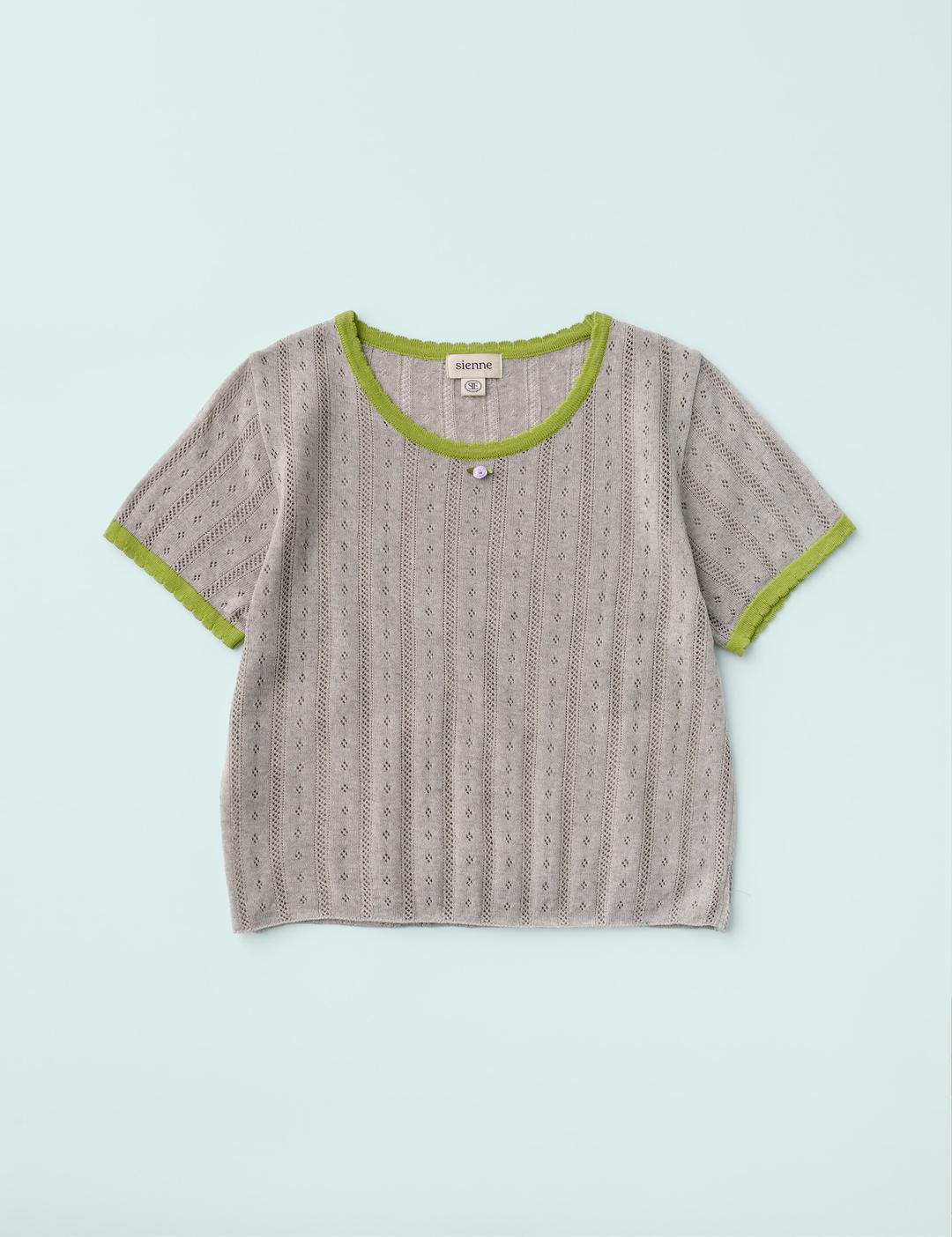 Sally Ringer Knit (Melange Gray)