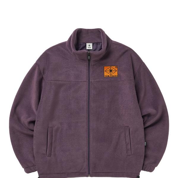 LOZENGE  LOGO FLEECE ZIPUP PURPLE