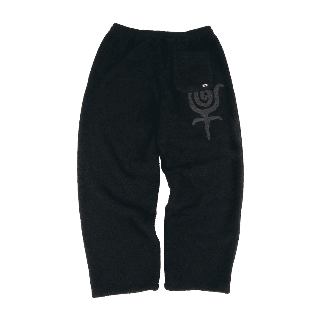 Emanate Logo Jogger Pants Fleece Black