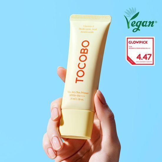 [모공커버선크림/화잘먹] 토코보 비타 에어리 선 프라이머 35mL SPF50+ PA++++