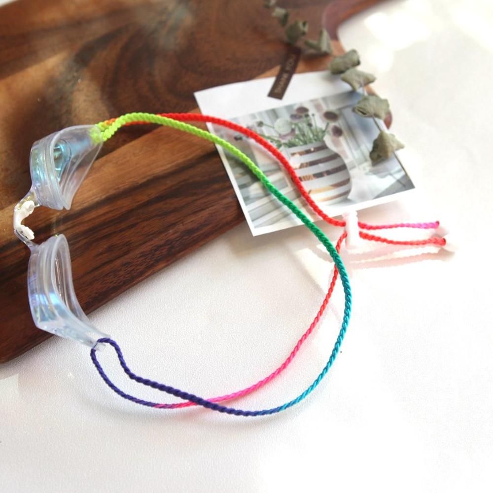 이쁜 수제 수경끈 (레인보우 3종류)