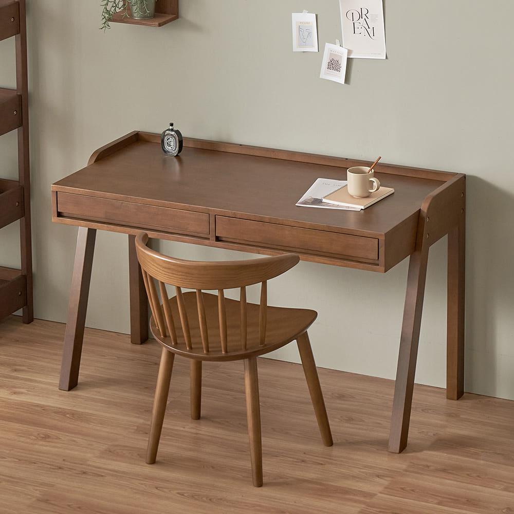 오크빌 오테카 원목책상 월넛 1200