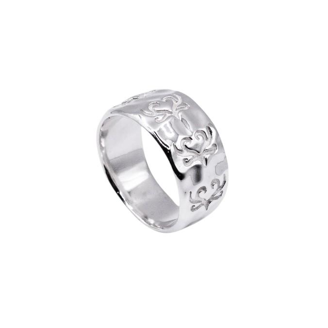 WING STAMP ring (silver)