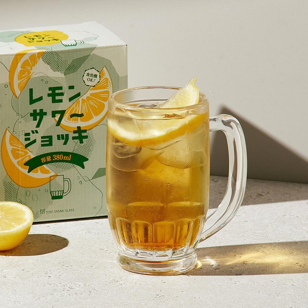 [토요사사키] 레몬사와 하이볼잔 380ml 위스키잔