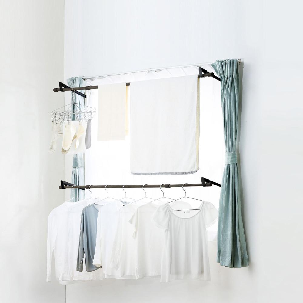 아이리스 창문형 창문 창틀 창틀형 빨래 건조대 MWW-190N