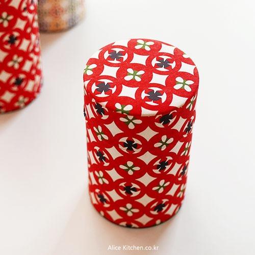 재패니즈 차통 - 레드 L (150g 용량)