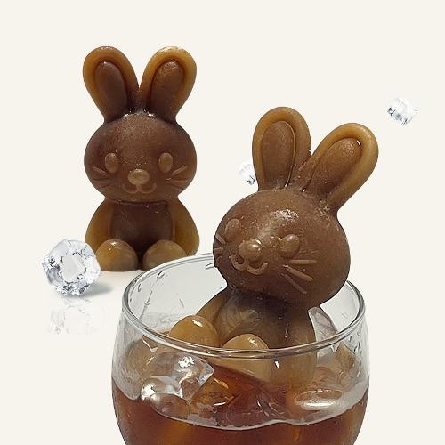 하이볼 얼음 실리콘 캐릭터 모양 틀 토끼 아이스 트레이