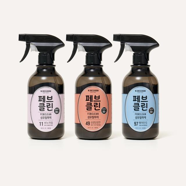 대용량 섬유탈취제 페브클린 500ml 2개 / 더블유드레스룸 섬유탈취제 1+1