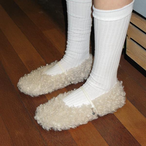 Fur Baby 0013. Curly Poodle Flats