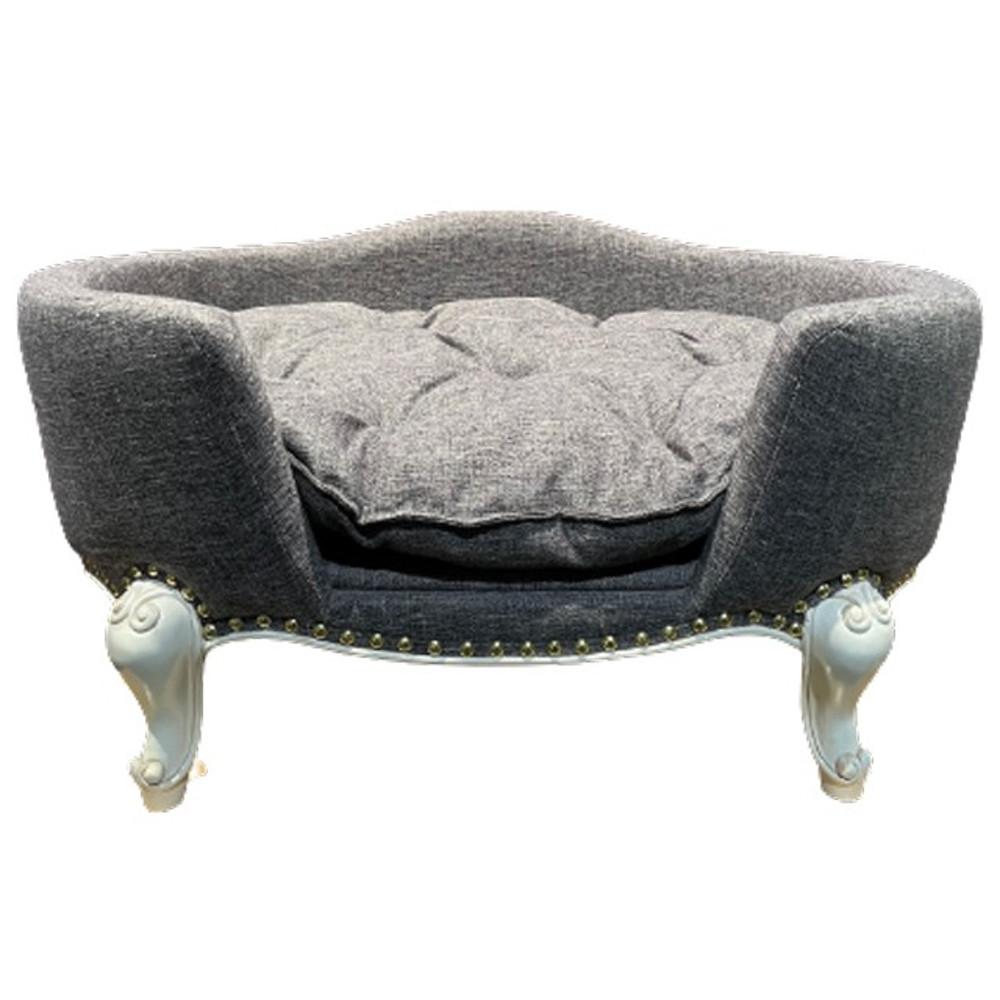 하즈펫 강아지 고양이 펫 소파 침대 방석 하우스 강아지원목침대 프렌치 마틸다 그레이