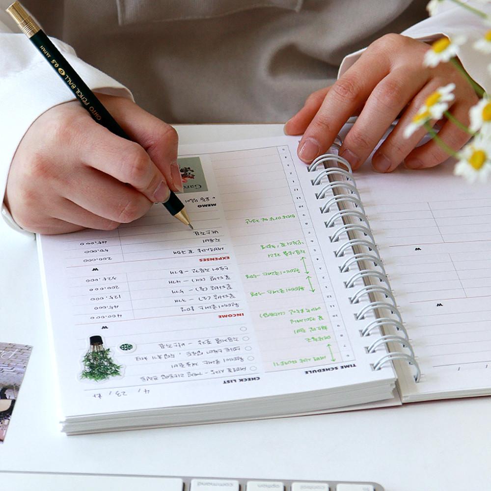 워커스 플래너 자영업자 예약 장부 노트 소상공인 매장 운영 일지 6개월