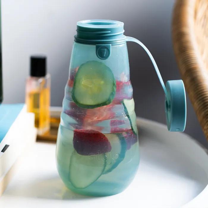 접이식 실리콘 텀블러 보틀 젤리 590ml_5colors