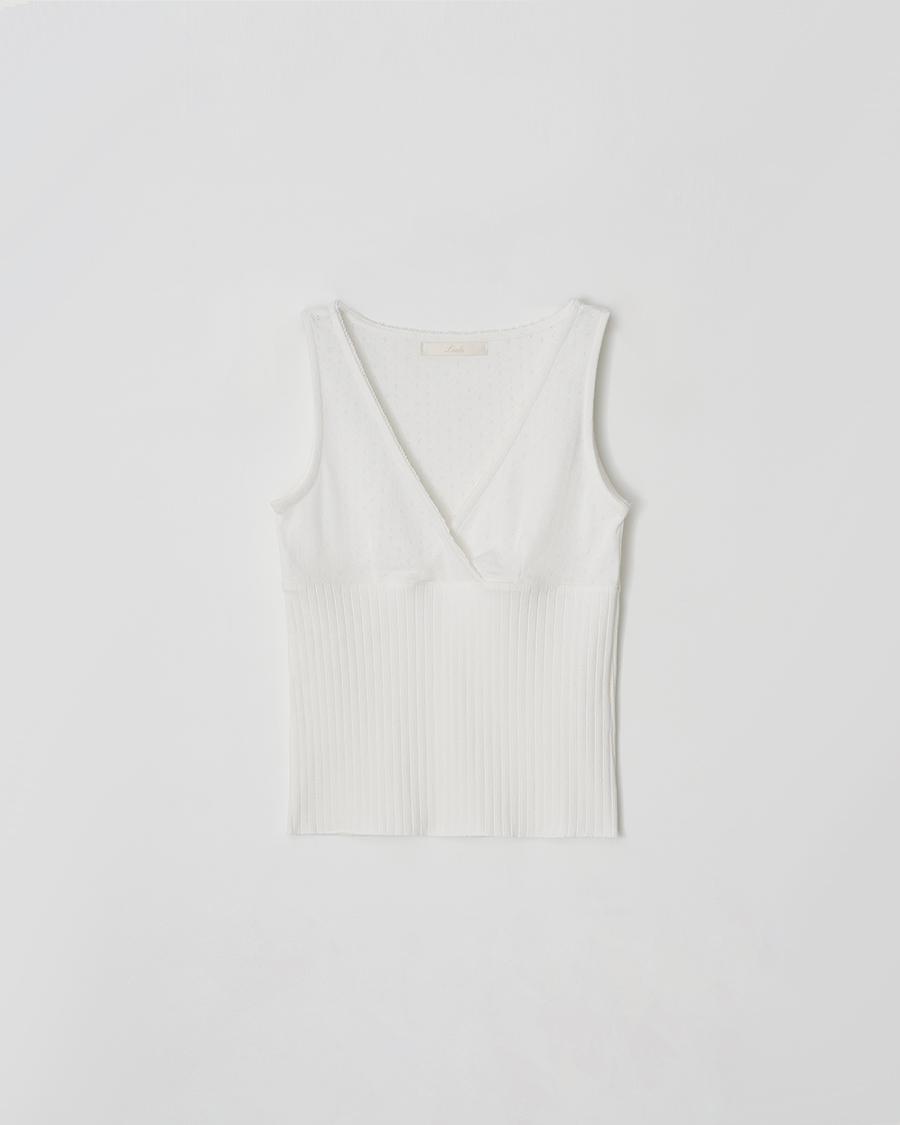 [2ND]Emily eyelet sleeveless(2color)