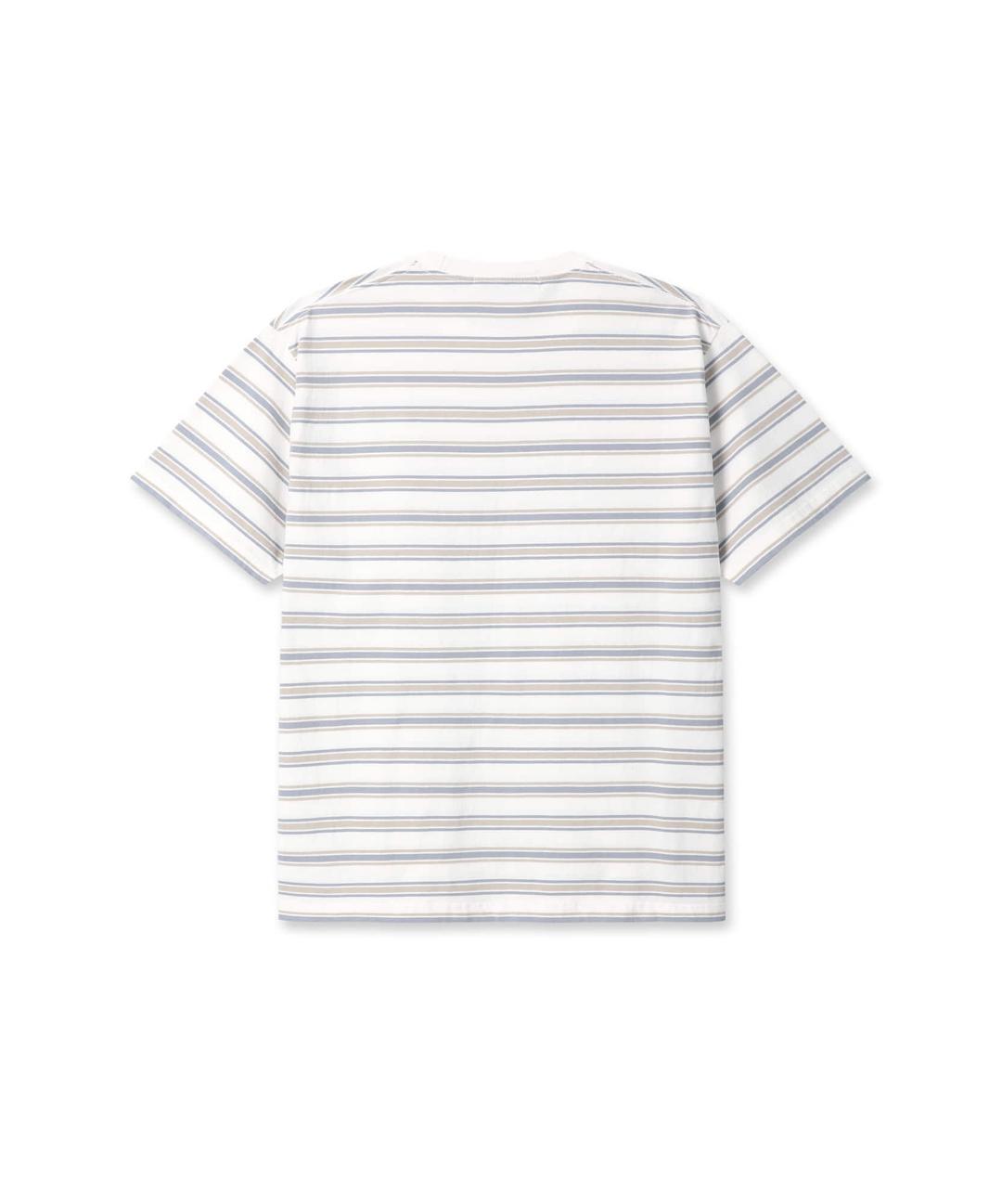 Grunge Bone Logo Stripe T