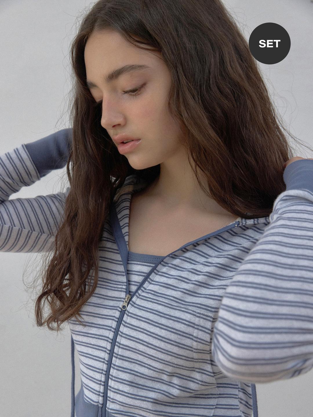 stripe set (blue)