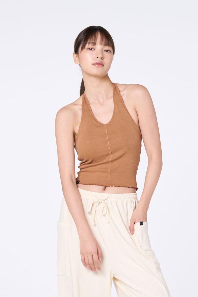 OZTI4044 립홀터 피그먼트 캐미솔 - 카멜