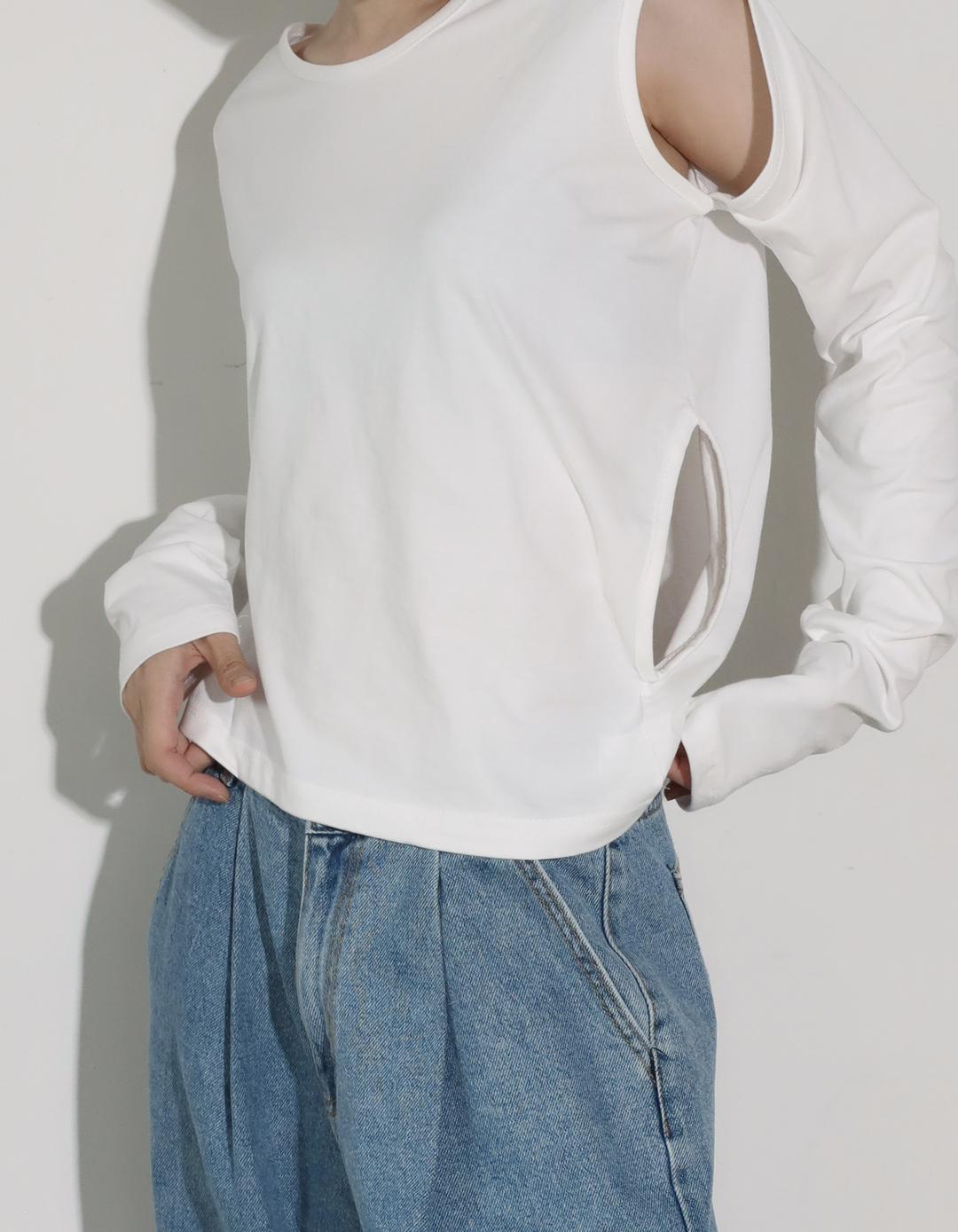 Armfit side slit t shirts (3 Color)