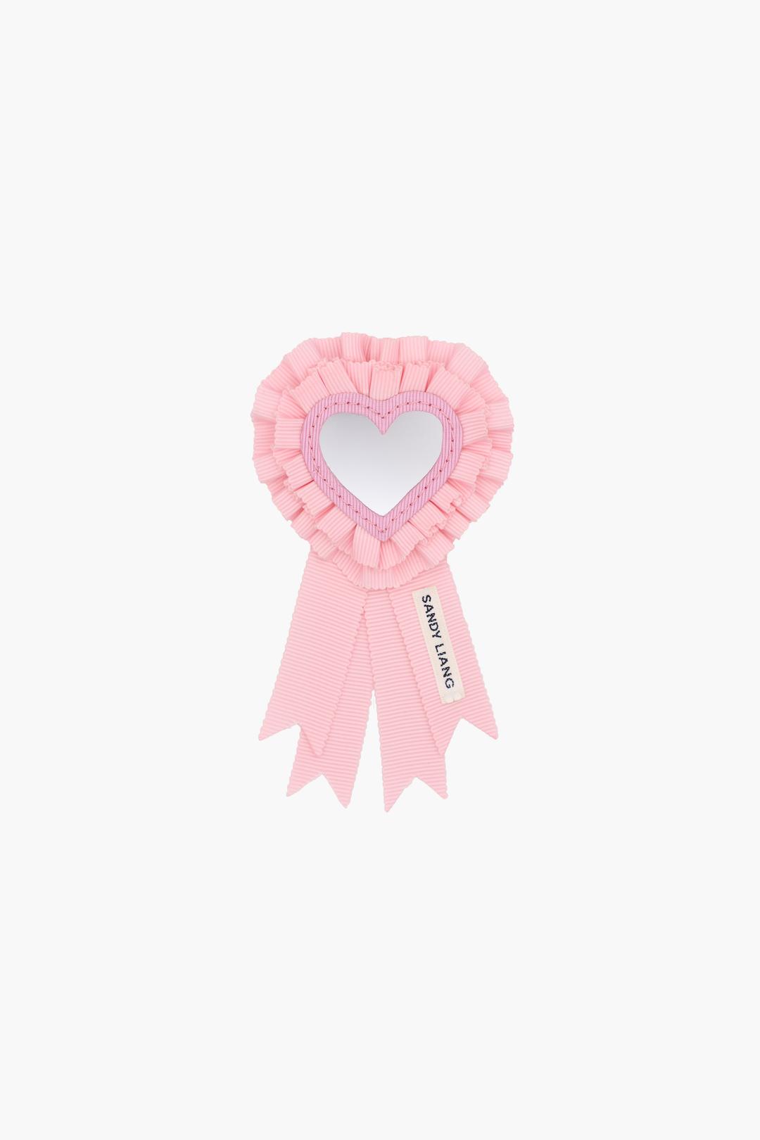 MINI I LOVE YOU BROOCH IN PINK - PINK