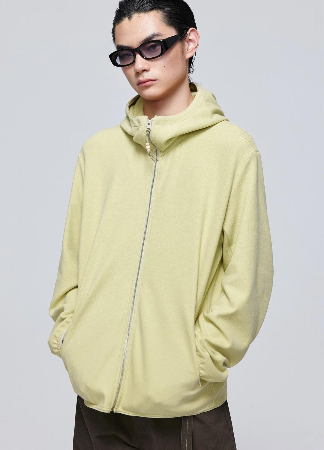 Darted Full-zip - S / Lemon