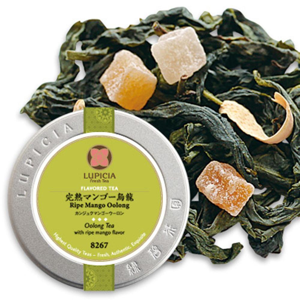 루피시아 완숙 망고 우롱차 50g - 캔 , 봉지