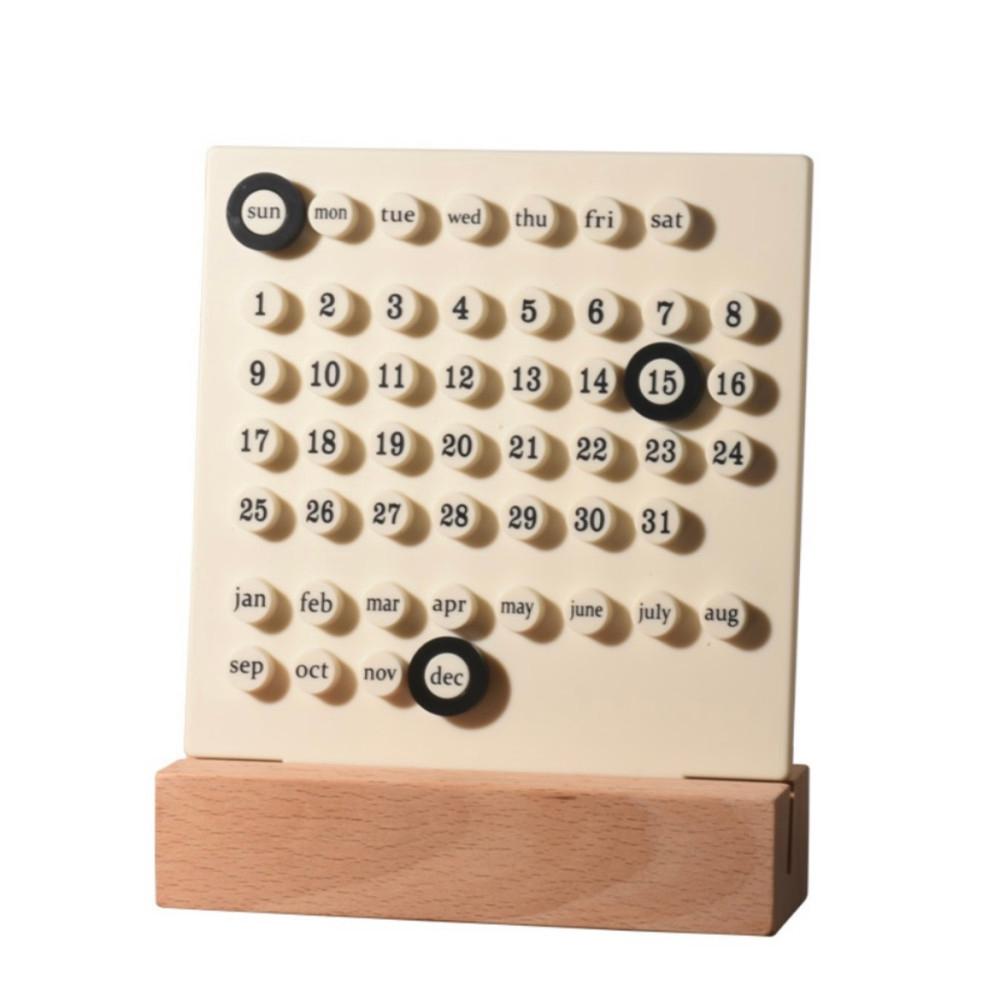 3COLOR 미니 링어데이트 테이블 인테리어 탁상형 달력 캘린더