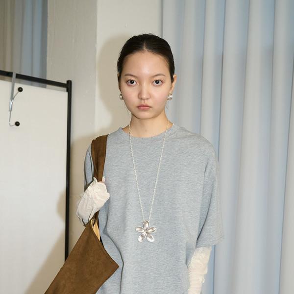 Damaged Oversized T-shirt (Gray)