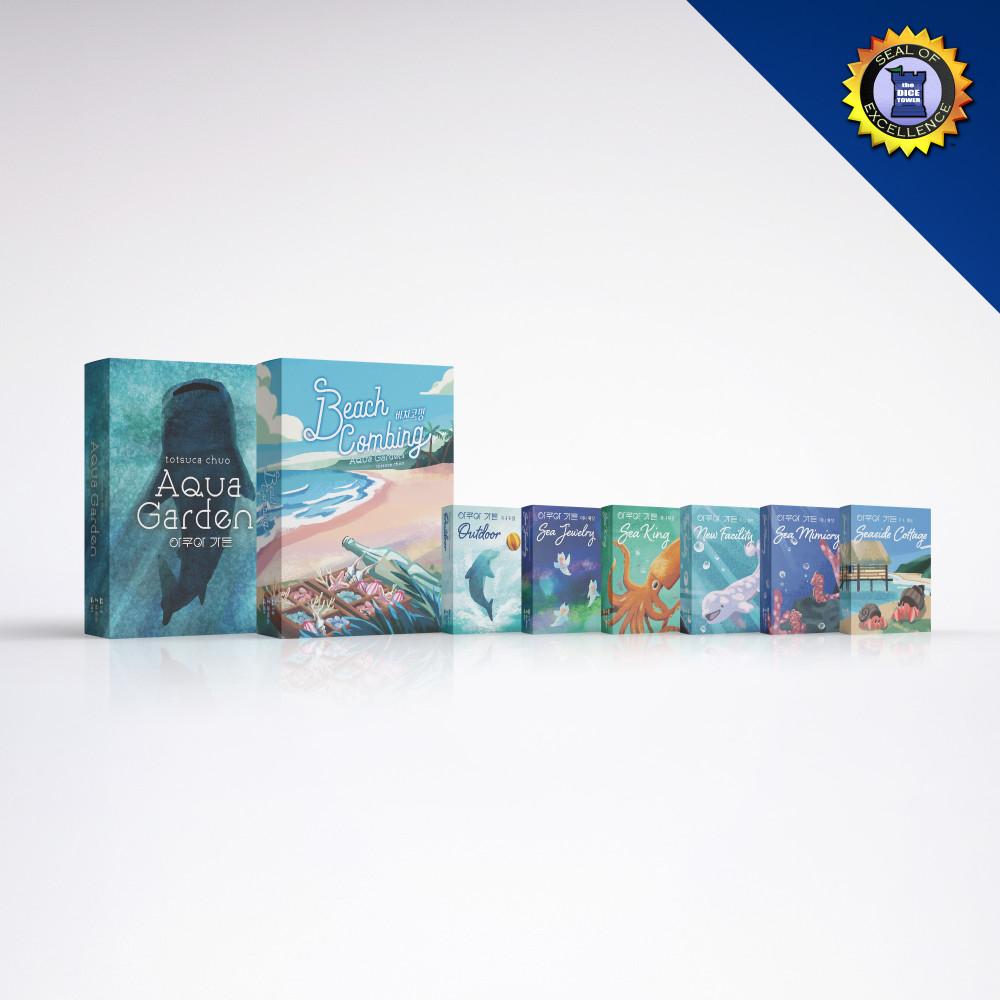 [FASSTO] 아쿠아가든 풀세트 비치코밍 언더독게임즈 보드게임